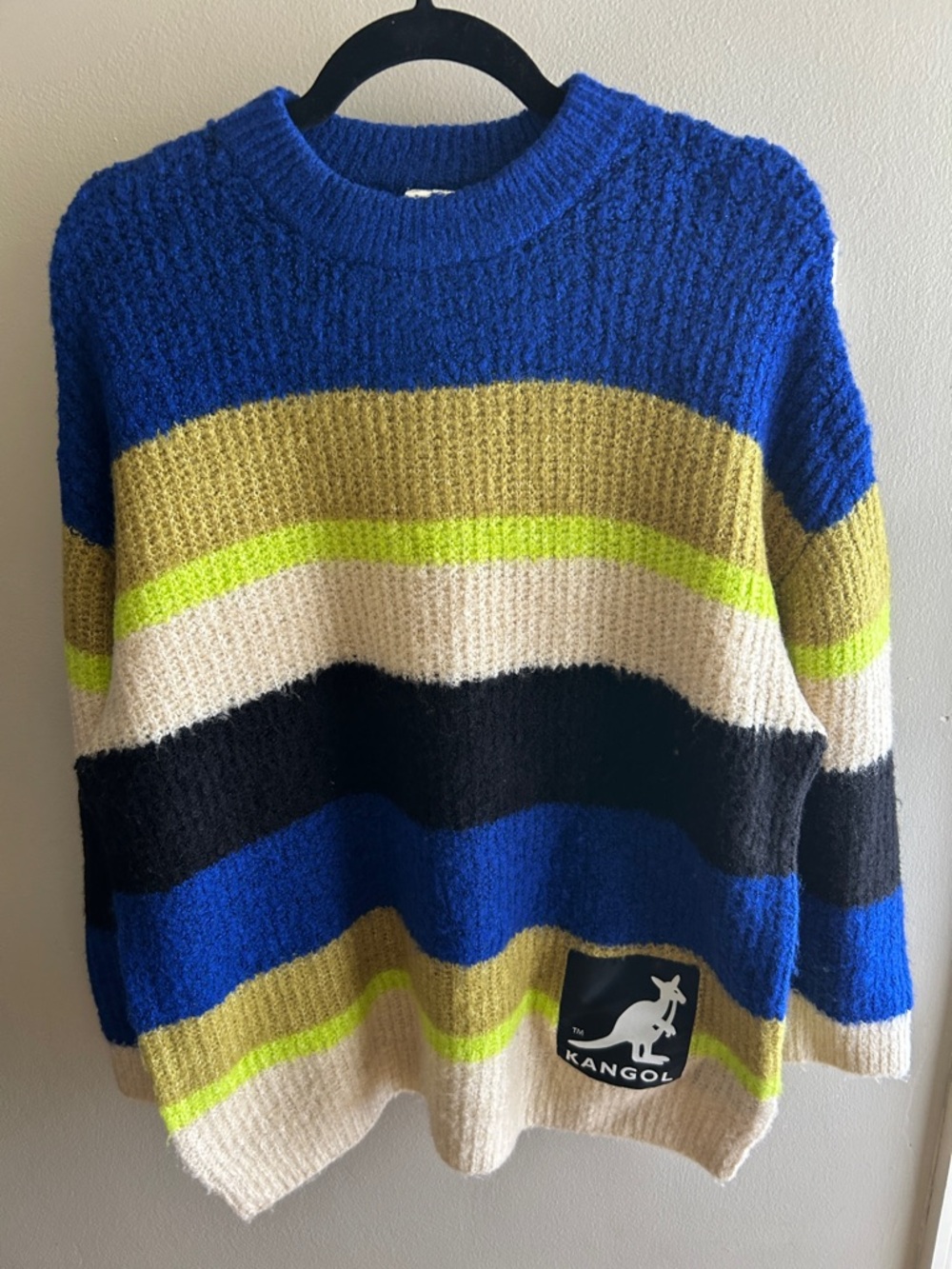 Kangol x H&M Oversized Crewneck Striped Sweater